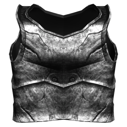 Silver Medieval Knight Chestplate