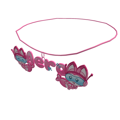 Pink Frutiger Aero Necklace