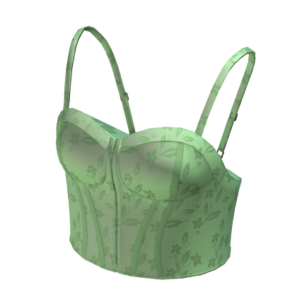green tank top