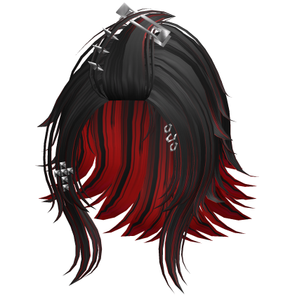 Punk Wolf Cut 1 Black & Red
