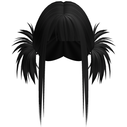 Cyber Punk Rock Buns in Black