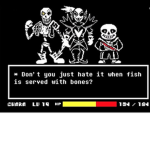 Disbelief Papyrus and ghost sans
