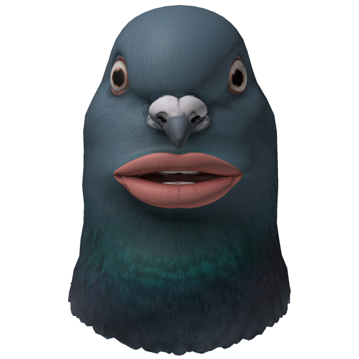 Sigeon Whispering Pigeon Tiki