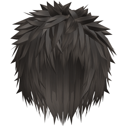 Brown Messy Anime Spiky Gothic Emo Boy Hair Roblox item