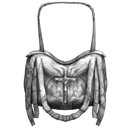 White Grunge Emo Strapped Handbag 1.0