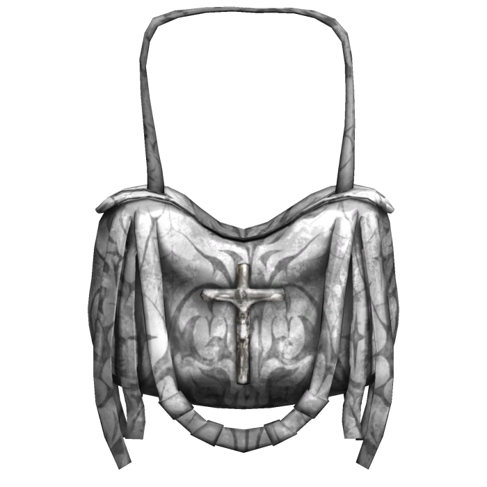 White Grunge Emo Strapped Handbag 1.0