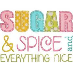 Sugar and spice and everything nice