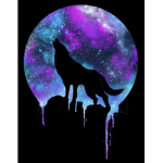 Outer space wolfs