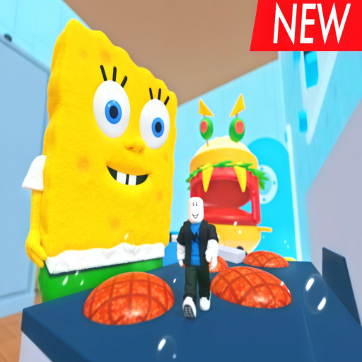🧽ESCAPE SPONGY BOY RESTAURANT OBBY!!!🍔 (NEW)
