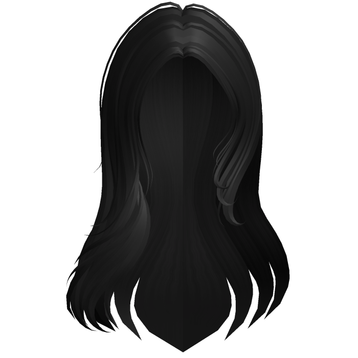 Long Soft Layered Hair (Black)