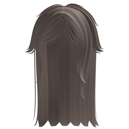 Messy Neko Girl Hair Brown Roblox item