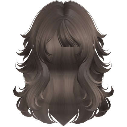 Chibi Anime Fluffy Layered Hair (Ash Brown) 