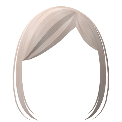Cute Blonde Anime Side Swooped Bangs  Roblox item
