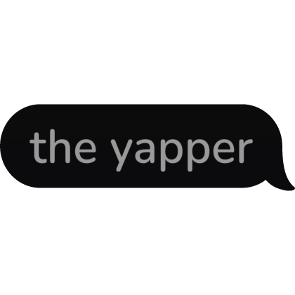 the yapper text bubble speech bubble