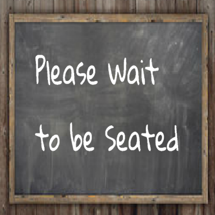 Bloxburg Please Wait to be Seated sign Roblox decal