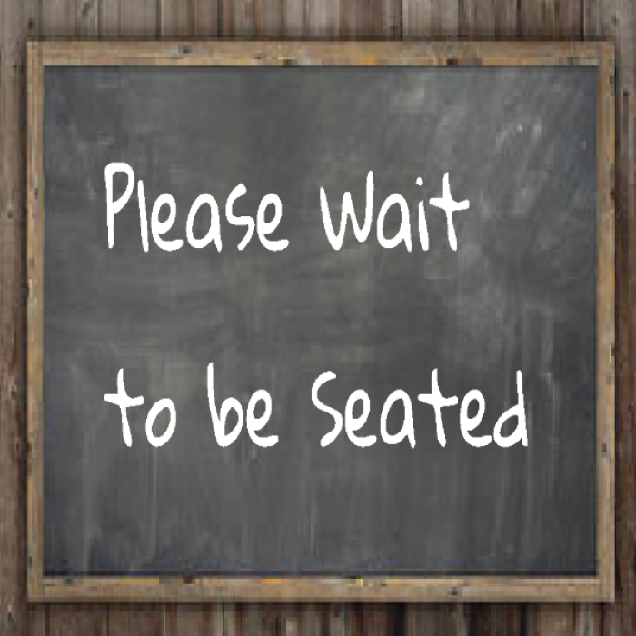 Bloxburg Please Wait to be Seated sign Roblox decal