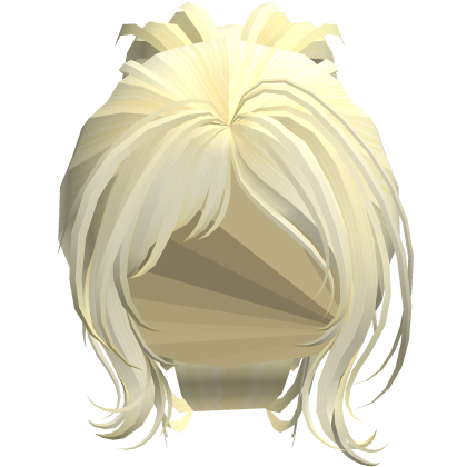 Light Yellow Cute Candy Short Ponytail Roblox item