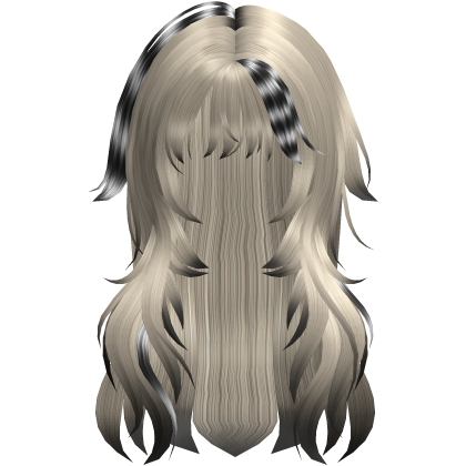 ♡ Greyish messy cute scene anime girl hair