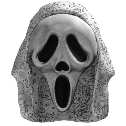 2000s Halloween Ghost Mask w/ White Headscarf Roblox item