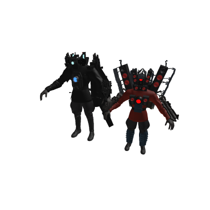 titanspeaker man and titan camera man pack