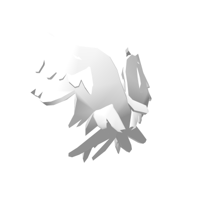 Wing face cover (white) Roblox item