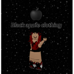 Black apple clothing