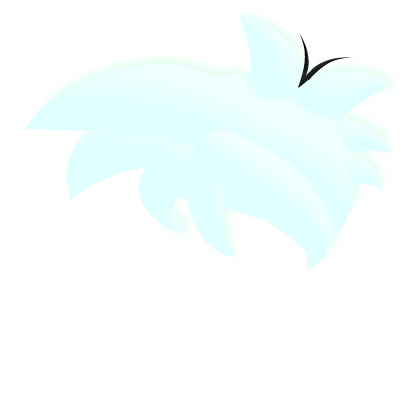 Luminous mint hair