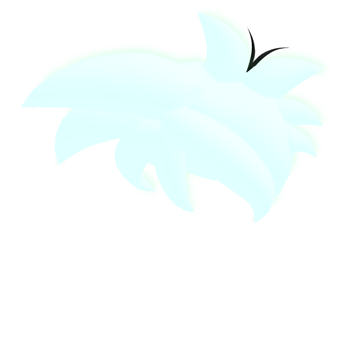 Luminous mint hair