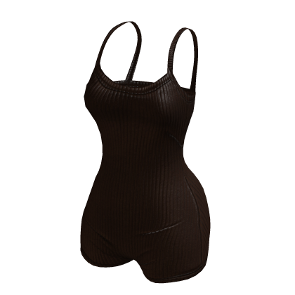 Y2K Gym Bodysuit - Dark Brown thumbnail