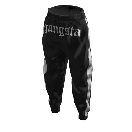y2k gangsta tracksuit pants black Roblox Item Rolimon s