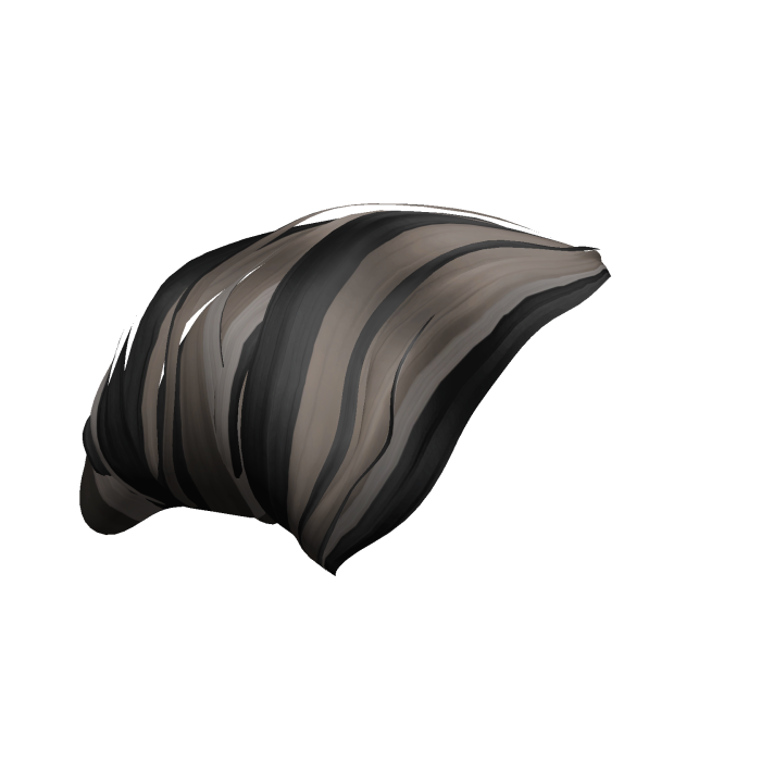 Black Triple Highlight Y2k 2000s Pouf Hair Bump