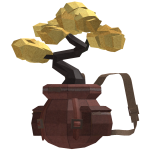 Big Golden Bonsai Backpack