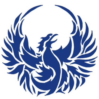 Blue Phoenix Logo (Transparent) Roblox decal