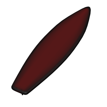 Rideable Dark Red Surfboard Roblox item