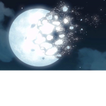 Cracked moon