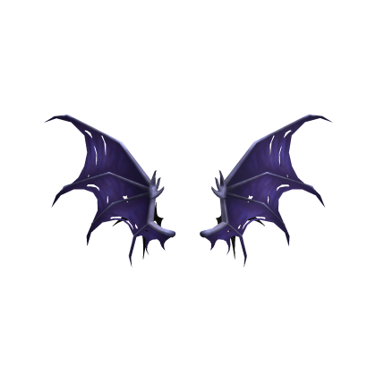 Purple Bat Wings