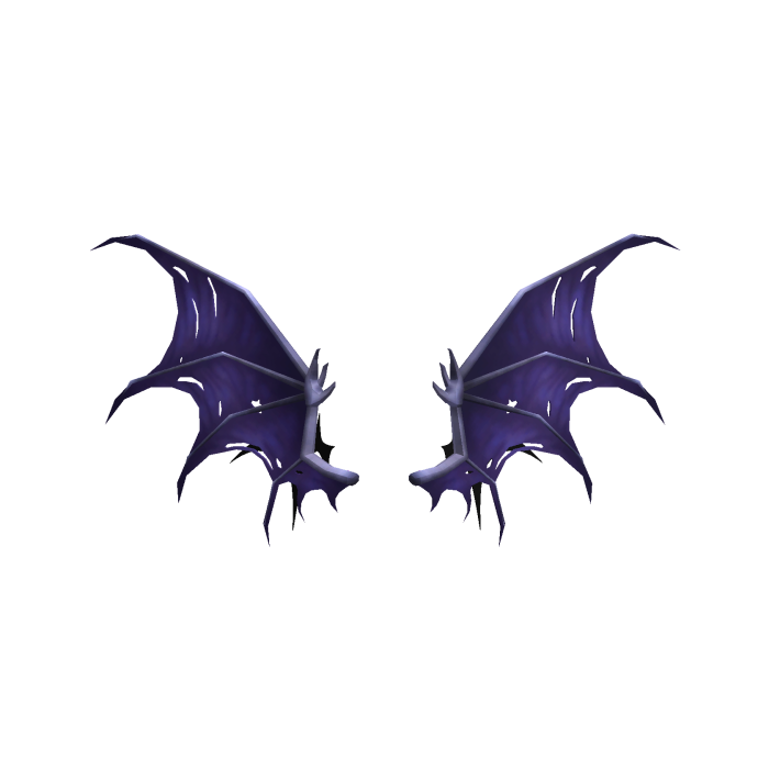 Purple Bat Wings