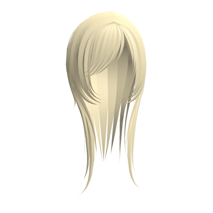 ♱ yellow blonde scene long razor layered hair Roblox item