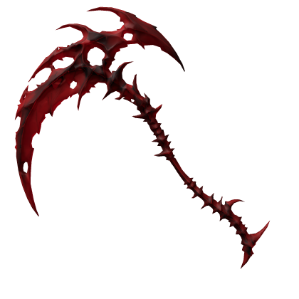Red Blood Spine Reaper Scythe