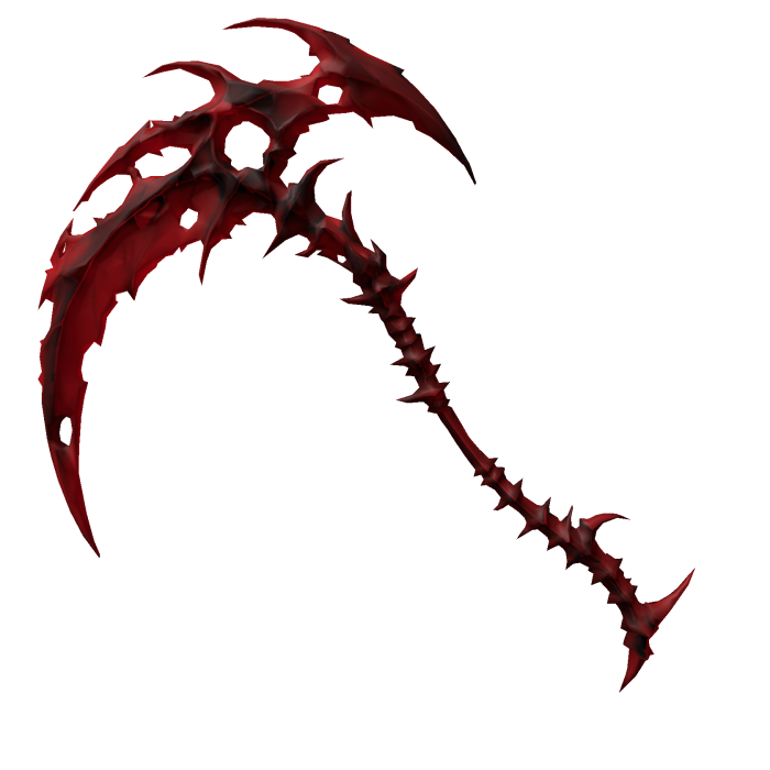 Red Blood Spine Reaper Scythe