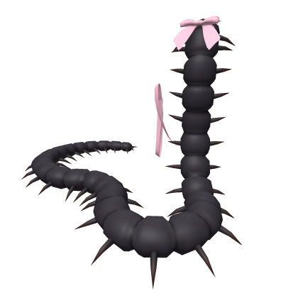 むかで Сreepy cute kawaii Centipede pet w/ pink Bow