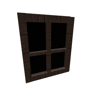 wooden window
