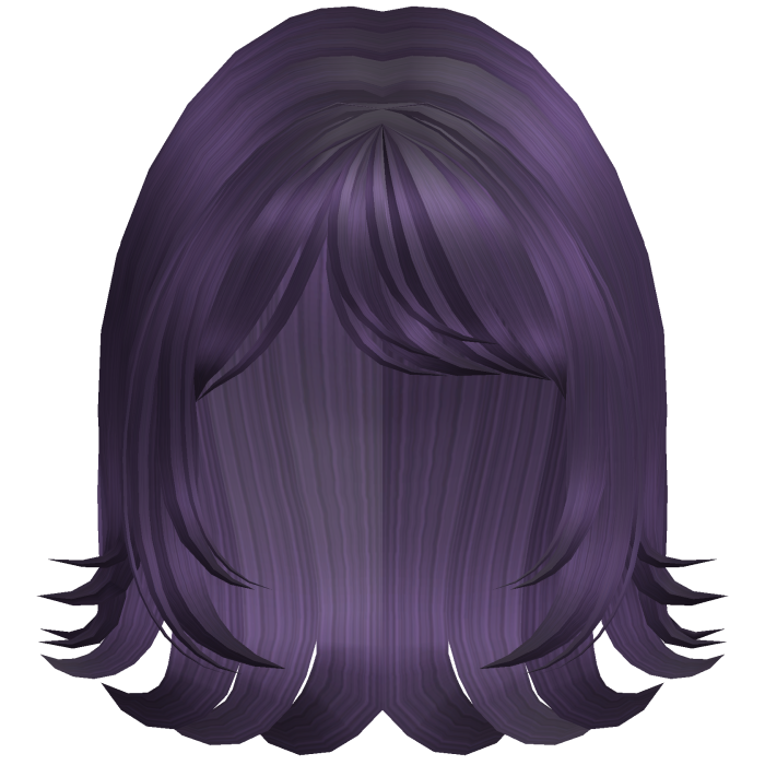 Soft Flipped Short Bob (Purple)