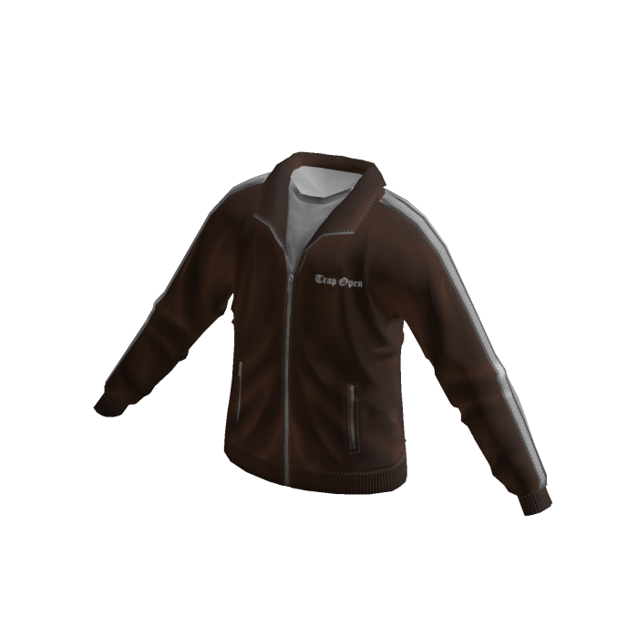 Designer Tracksuit Jacket (Brown)