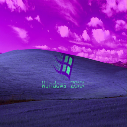 Windows XP wallpaper vaporwave Roblox decal