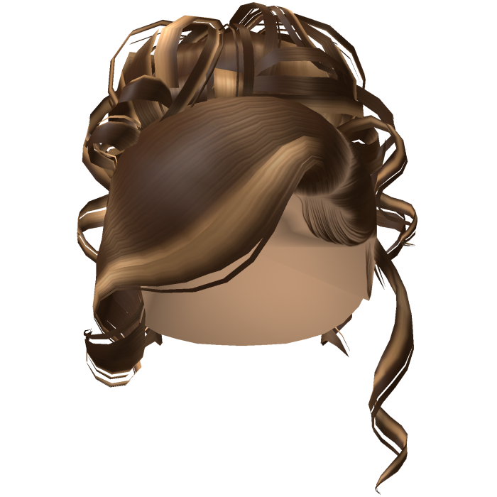 Side Swept Curly Updo [Blonde Ombre]