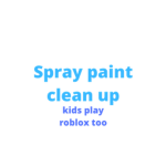Spray Paint Clean Up