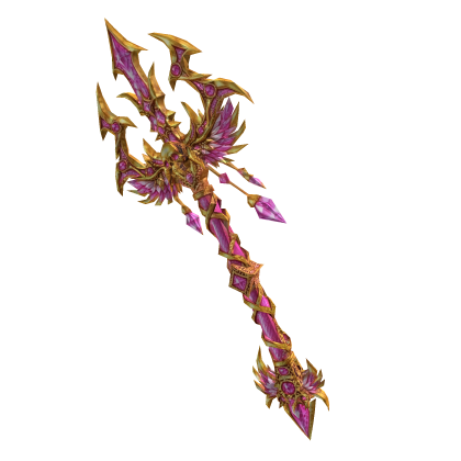 Pink Skull Trident Gold Roblox item