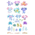 Vibrant Axolotl Army