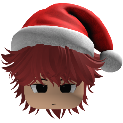 Beautiful hair Christmas beret (Red)